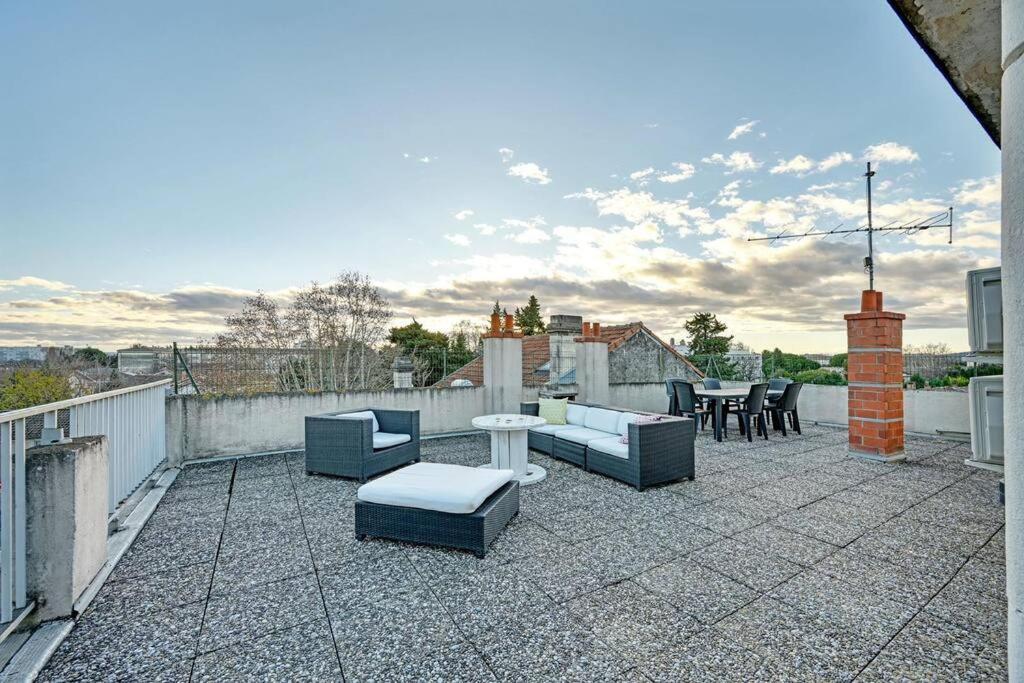 The Rooftop - Ac Clim - Wi-Fi - Parking Gratuit Dans La Rue Авиньон Экстерьер фото